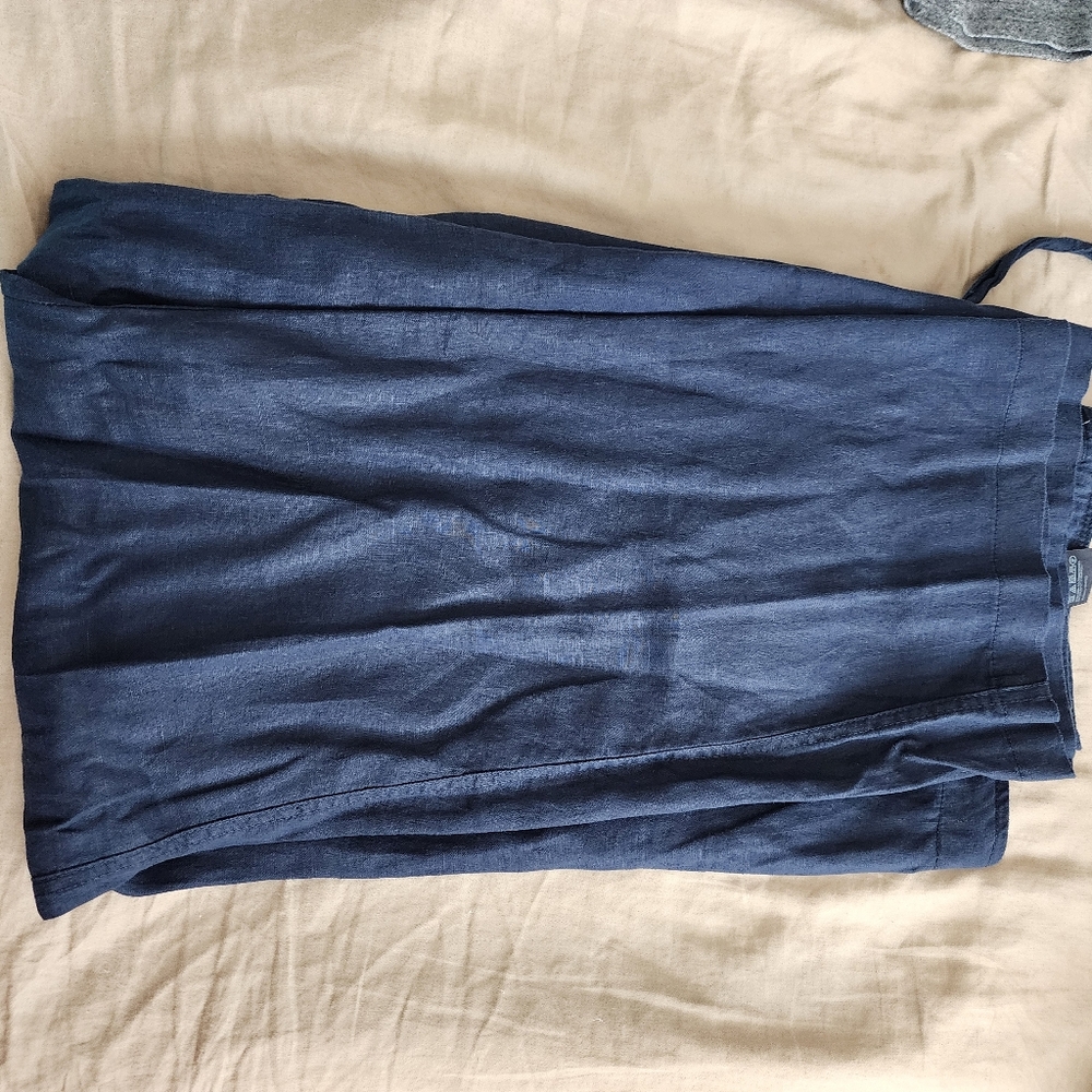 Elegant Navy Blue Women's linen pants Tommy Hilfiger